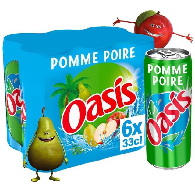 3124480202208 - Oasis - Boisson aux fruits pomme poire