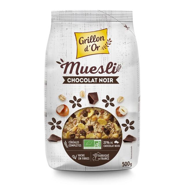 3421557104008 - Grillon Or -  Muesli chocolat bio 