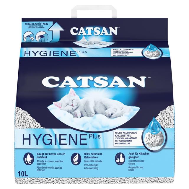 4008429694608 - Catsan - Litière minérale non agglomérante Hygiène Plus pour chat