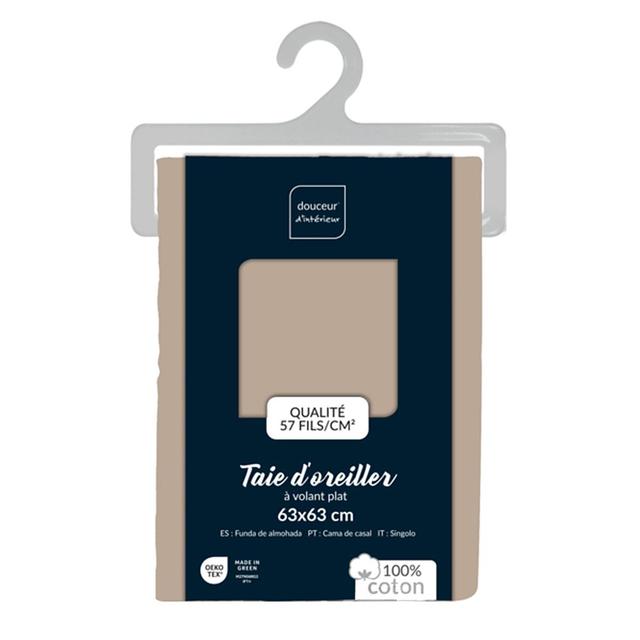 3574386445108 - Douceur D Interieur - Taie d'oreiller Sable