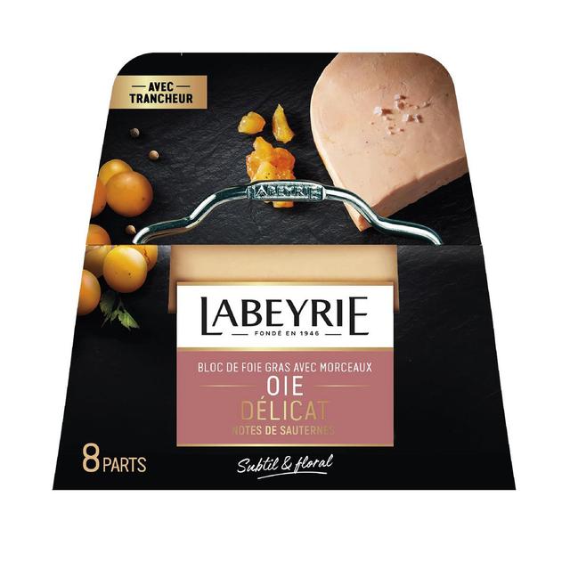 3033610015208 - Labeyrie - Bloc de Foie Gras d'Oie avec Morceaux