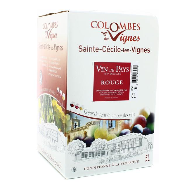 3760091225948 - Vin De Pays Du Gard Rouge IGP - Colombes des vignes 13°