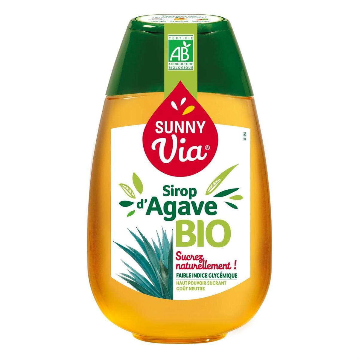 Livraison  domicile Sunny Sirop d'agave bio, 500g