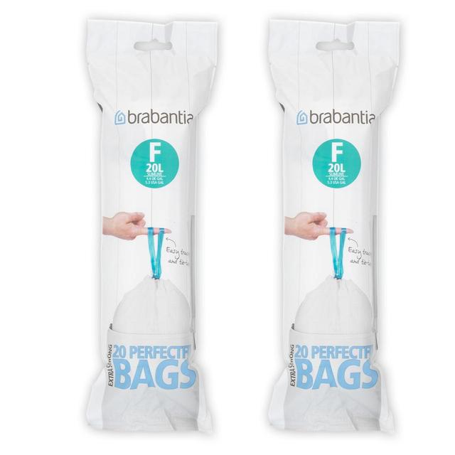 2050000246708 - Brabantia - Sacs poubelle 20L SLIM - Taille F