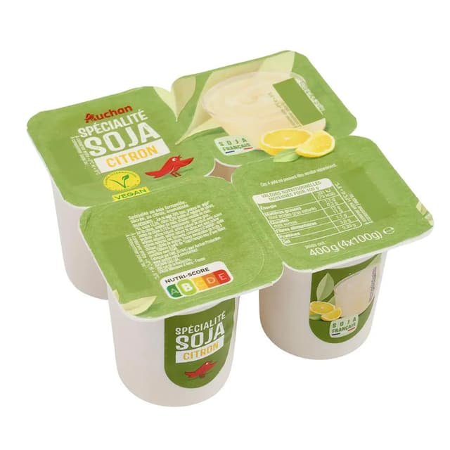 3596710437108 - Auchan - Dessert au soja et citron