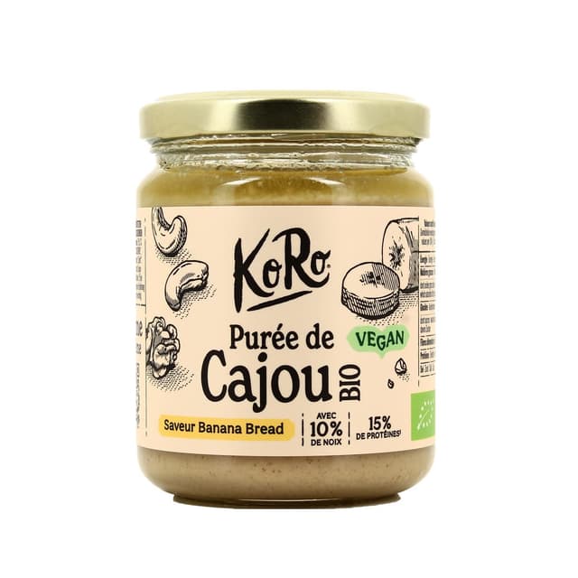 4255582817508 - Koro - Purée de cajou saveur banana bread Bio
