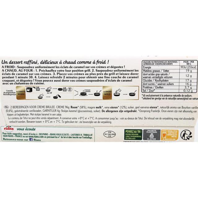 3184670007808 - Rians - Crème Brûlée Vanille Bourbon