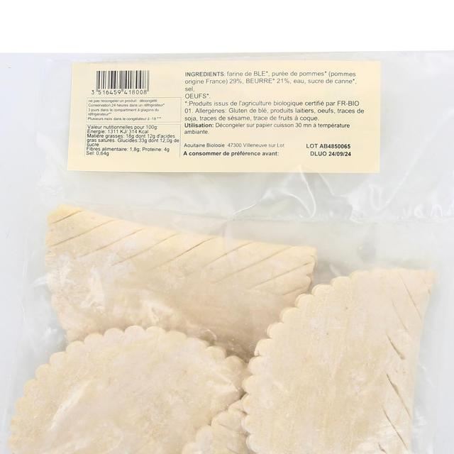 3516459418008 - Aquibio - Chaussons aux Pommes Bio