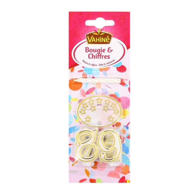3179142708208 - Vahine - Bougies et chiffres anniversaire