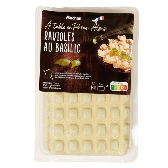 3596710399208 - Auchan Terroir - Ravioles au Basilic