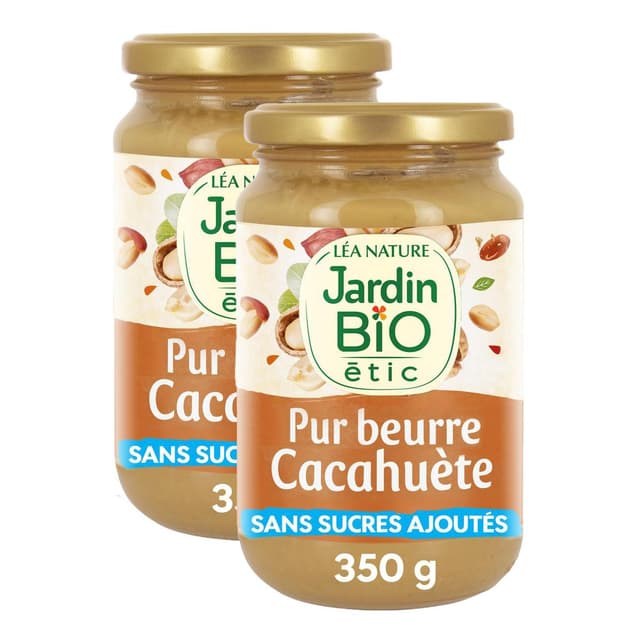 2050000420009 - Jardin Bio Etic - Pur Beurre de Cacahuètes Sans Sucre Ajouté Bio sans huile de palme Vegan