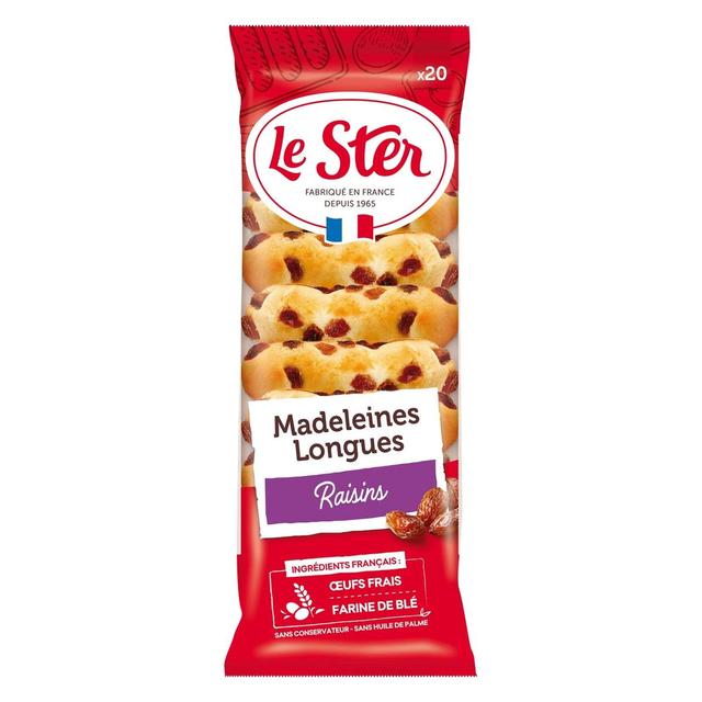 3252755350009 - Le Ster - Madeleines longues aux raisins x20