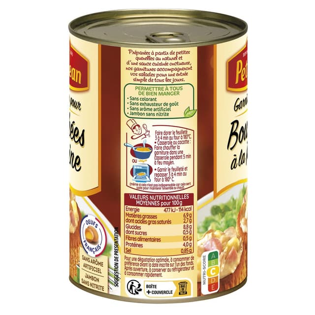 3038353920109 - Petitjean - Garniture pour bouchée à la reine