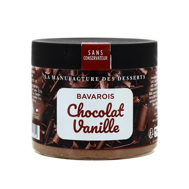 3426720000309 - La manufacture des desserts - Bavarois Chocolat Vanille