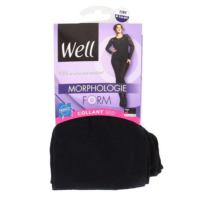 3174550801909 - Well - Collant Morphologie Form Opaque 50D Noir +1,65m