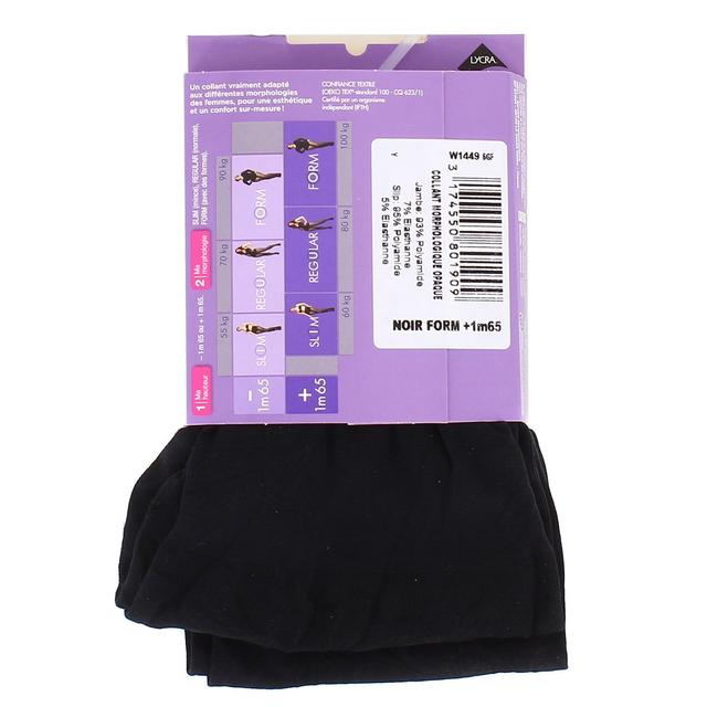 3174550801909 - Well - Collant Morphologie Form Opaque 50D Noir +1,65m