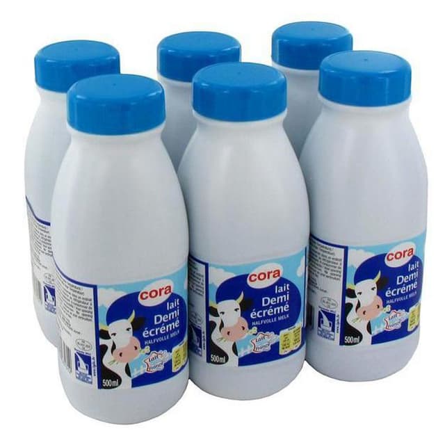 3257980832009 - Cora - Lait 1/2 écrémé UHT 