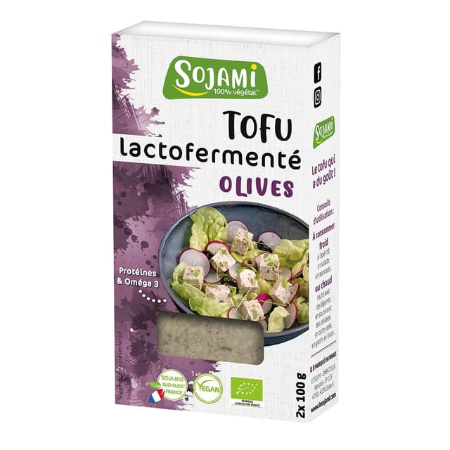 3576566003009 - Sojami - Tofu lactofermenté olive bio et vegan