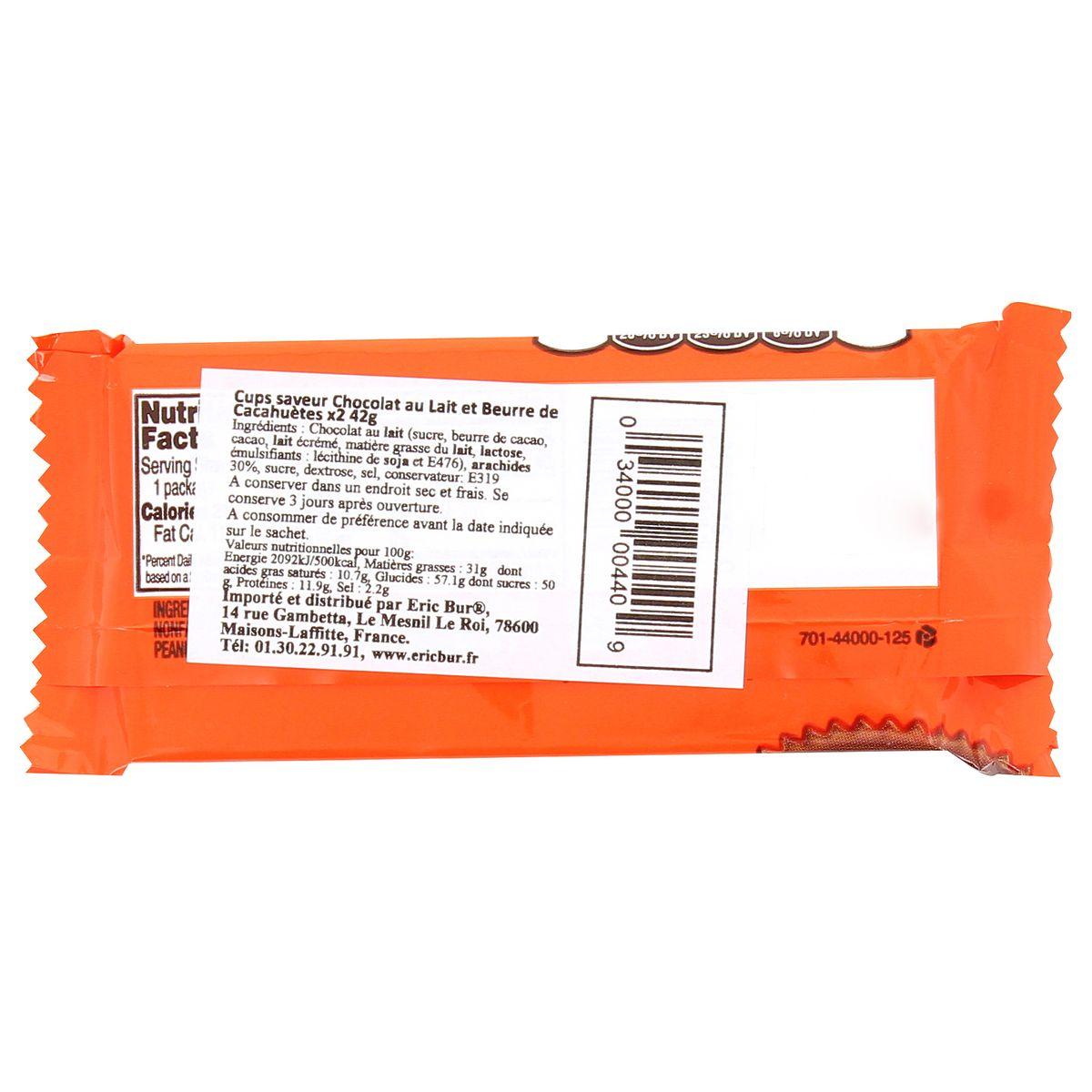 0034000004409 - Reese 's - Cups au chocolat et beurre de cacahuètes