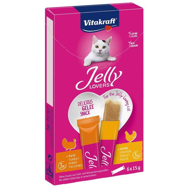 4008239594709 - Vitakraft Jelly Lovers - Gelée au Poulet et Dinde - Friandise pour chat