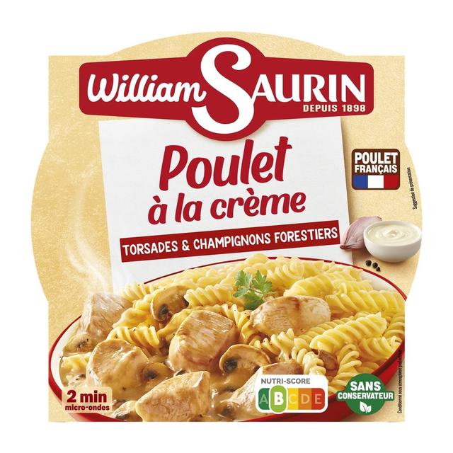 3261055954909 - William Saurin - Poulet à la Crème Torsades et Champignons Forestiers