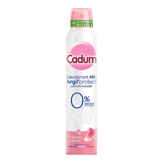 3600551154909 - Cadum - Déodorant spray Argil Protect Fraîcheur Pivoine 48H