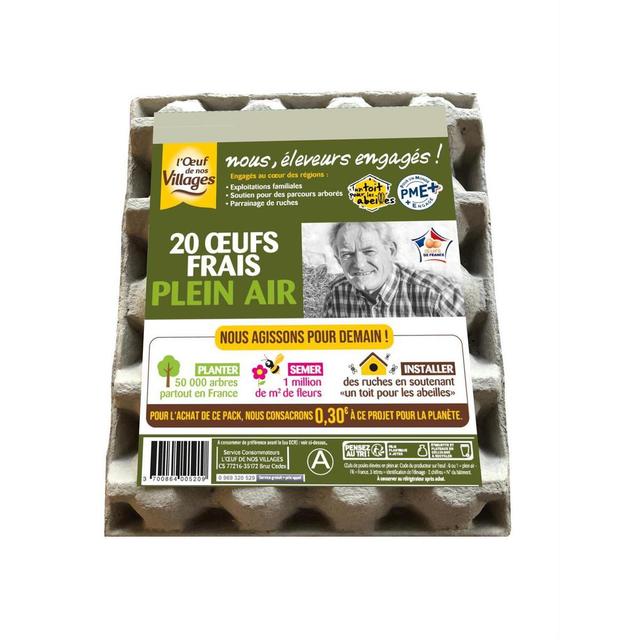 3700864005209 - Oeufs de Nos Villages - Oeufs frais plein air