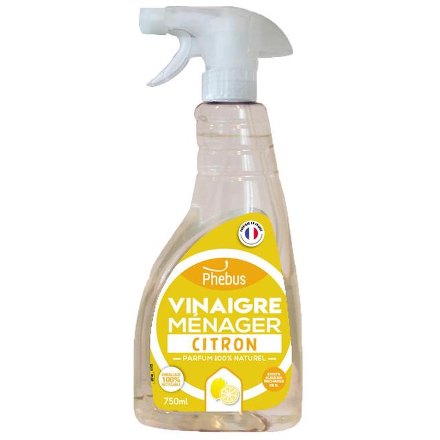 3077317585909 - Phébus - Vinaigre de nettoyage moussant au citron en spray