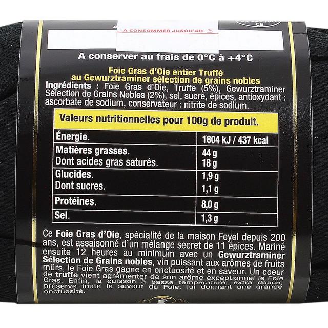 3018251386009 - Feyel - Foie Gras d'Oie Entier Truffé