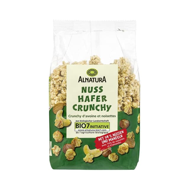 4104420257221 - Alnatura - Muesli Croustillant Avoine Noisettes Amandes Noix de cajou bio