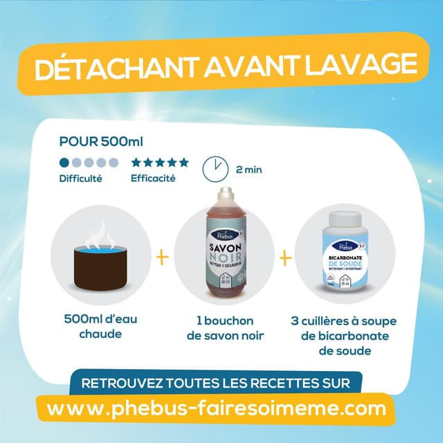 3077317217909 - Phébus - Bicarbonate de soude nettoyant et détartrant