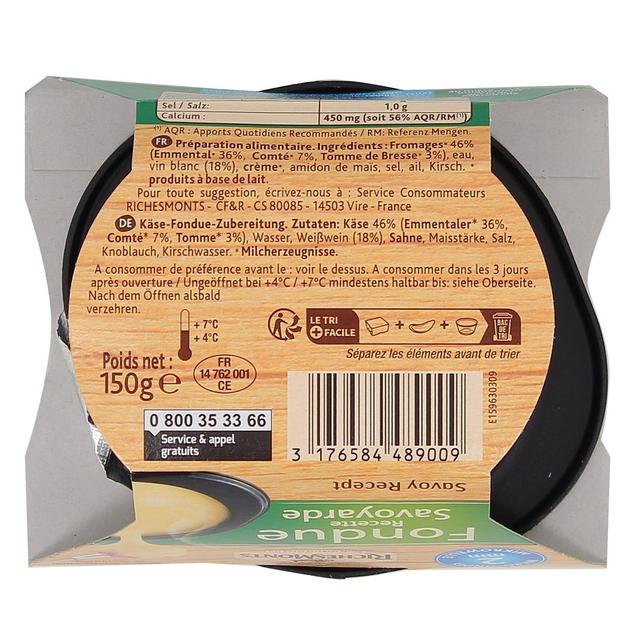 3176584489009 - Richesmonts - Mini Fondue