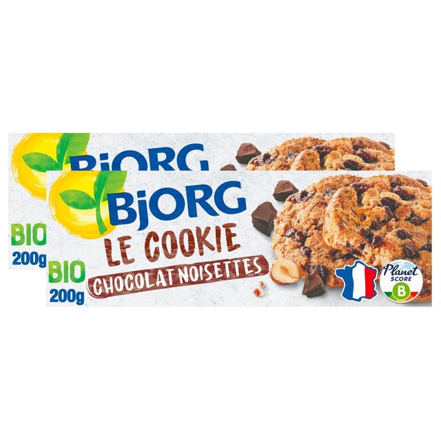 2050000419409 - Bjorg - Cookies chocolat noisette bio