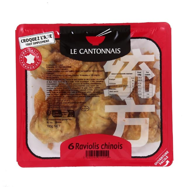 3492590050010 - Le Cantonnais - Raviolis Chinois