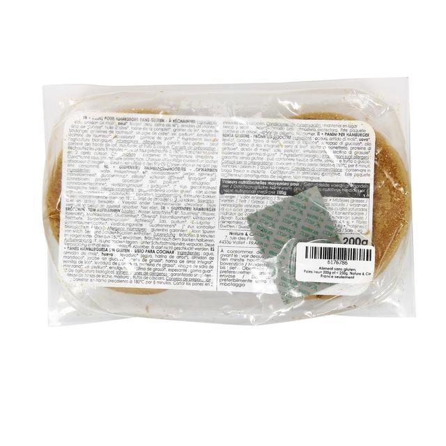 3760154260510 - Nature & Cie - 2 Pains hamburger bio sans gluten