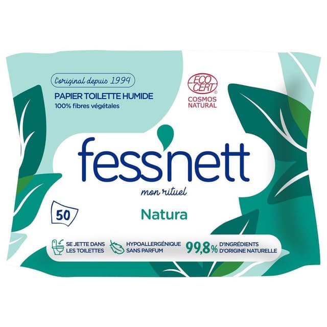 4008455520810 - Fess'Nett - Lingette papier toilette natura