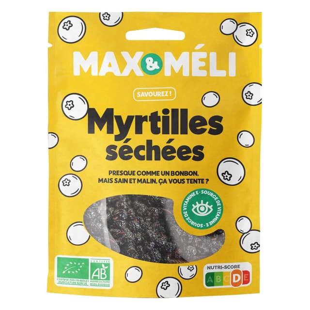 3760099531010 - Max et Méli - Myrtilles séchée bio 