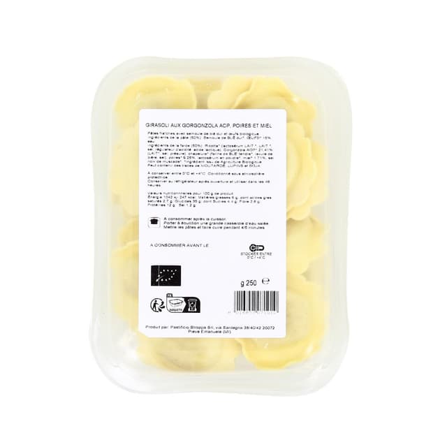 8016857071010 - Stroppa Pastificio - Girasoli Bio aux gorgonzola AOP, poire et Miel