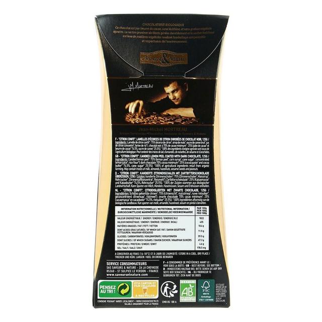 3760077181510 - Saveurs & Nature - Citronnettes au chocolat noir bio