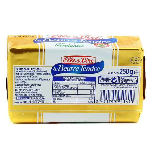 3451790941610 - Elle&Vire - Beurre tendre doux