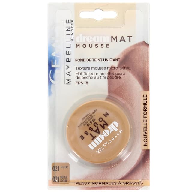 3600530171910 - Gemey Maybelline - Fond de teint Dream Mat Mousse
