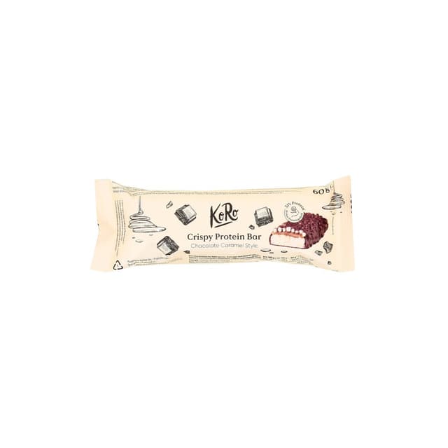 4255582812510 - Koro - Barre protéinée crunchy chocolat & caramel