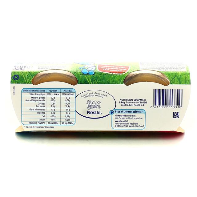 7613031553310 - Nestlé - Naturnes - Pomme fraise myrtille Bol Bébé Dès 6 mois