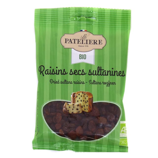 3278588953910 - La Patelière - Raisins secs sultanines bio