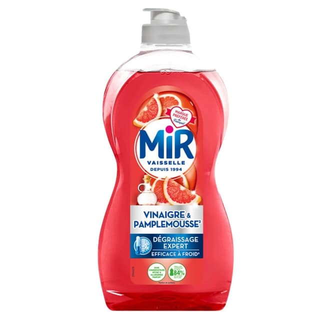 3178041364010 - Mir - Liquide vaisselle Vinaigre & Pamplemousse