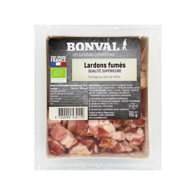 3760099534110 - Bonval - Lardons Fumés Bio