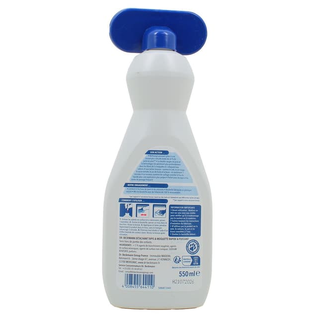 4008455644110 - Dr Beckmann - Nettoyant Ménager Détachant Brosse Tapis & Moquette