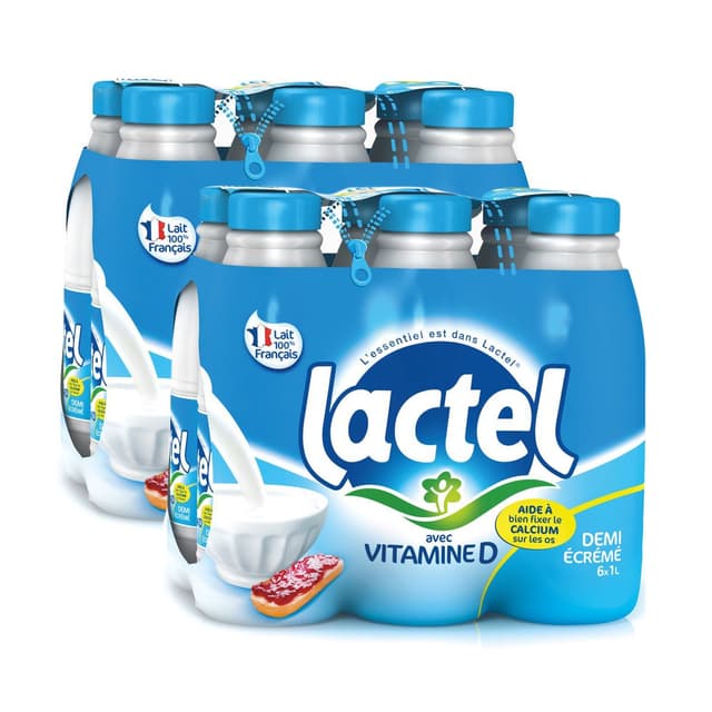 2050000325410 - Lactel - Lait 1/2 écrémé