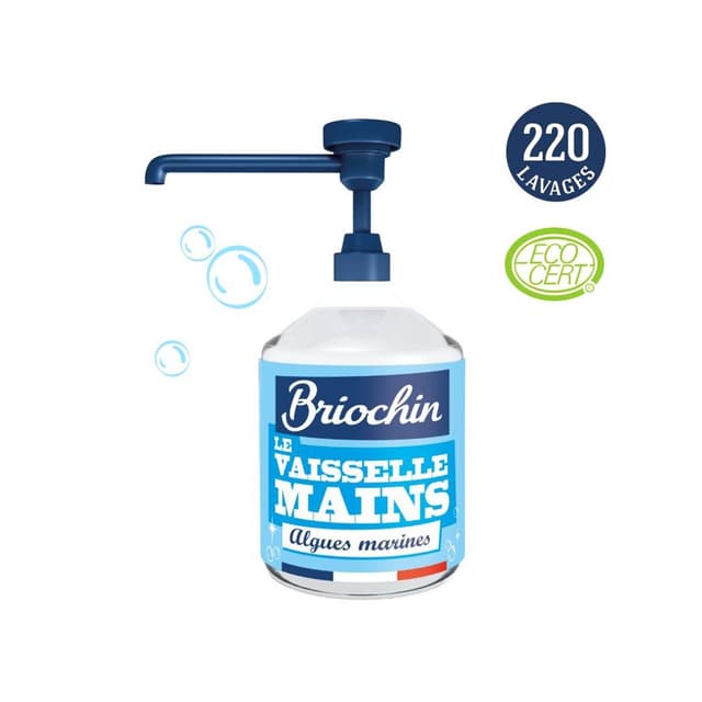 3383482295810 - Briochin - Liquide vaisselle et mains à l'algue marine ECOCERT