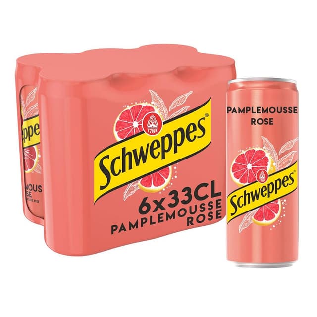 5410221205910 - Schweppes - Boisson gazeuse saveur pamplemousse rose